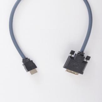 HDMI-DVI 変換ケーブル 0.5m やわらかHDMIケーブル